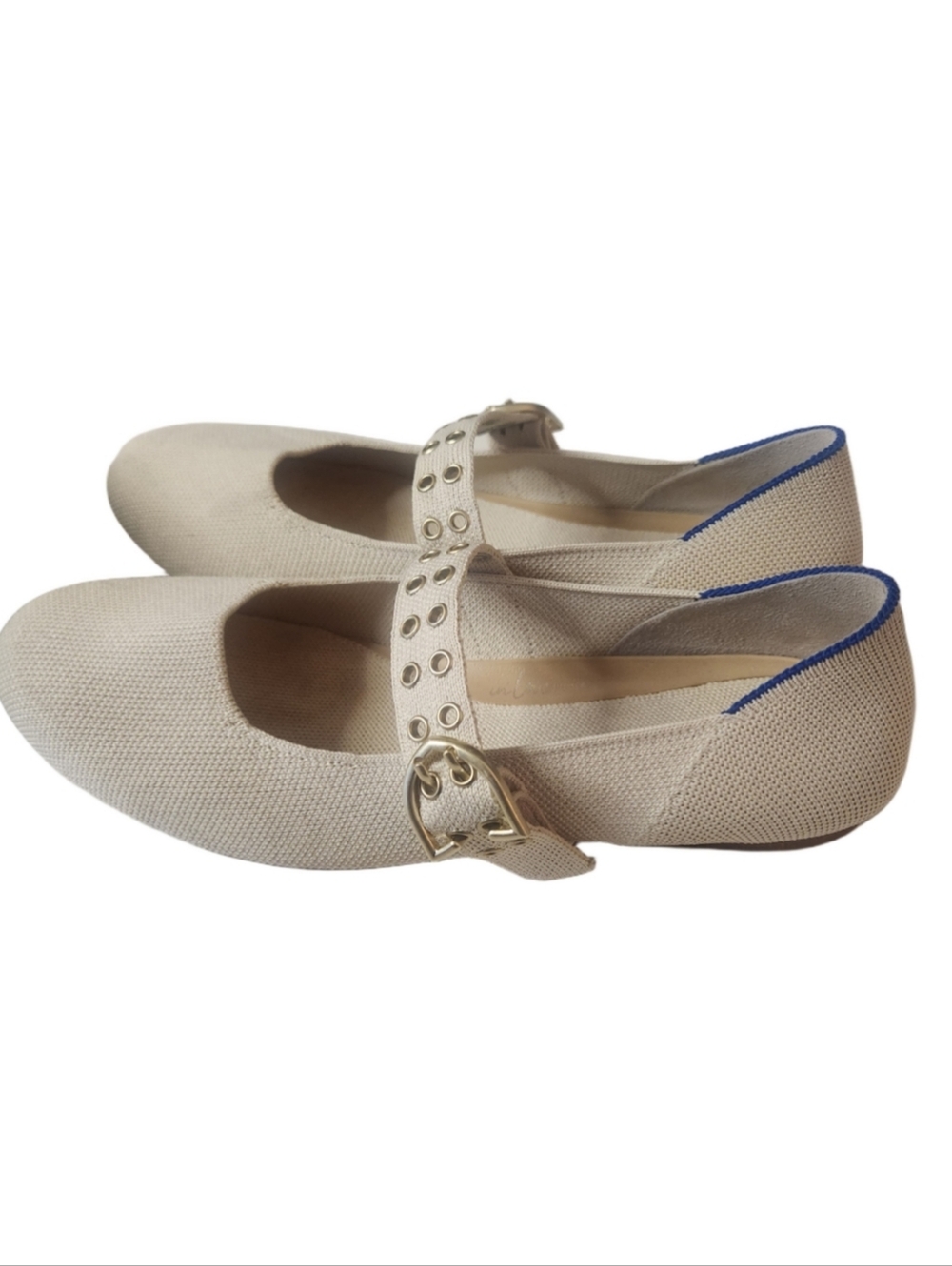 Rothy's Conch Ballet Mary Jane Flats - Neutral 8.5 - Picture 3 of 7